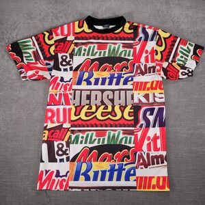 Twenty Six 26 Candy Bar T-Shirt‎ All Over Print Short Sleeve Graphic Tee